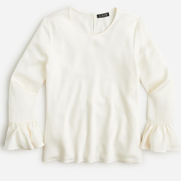 J crew winter garden top ivory - Picture 1 of 4